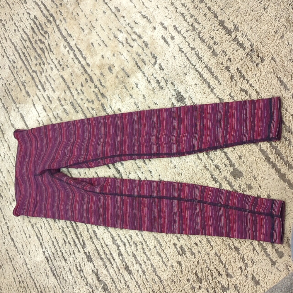 Lululemon Wunder Under Pant III Space Dye Twist Regal Plum Alarming - Picture 6 of 8